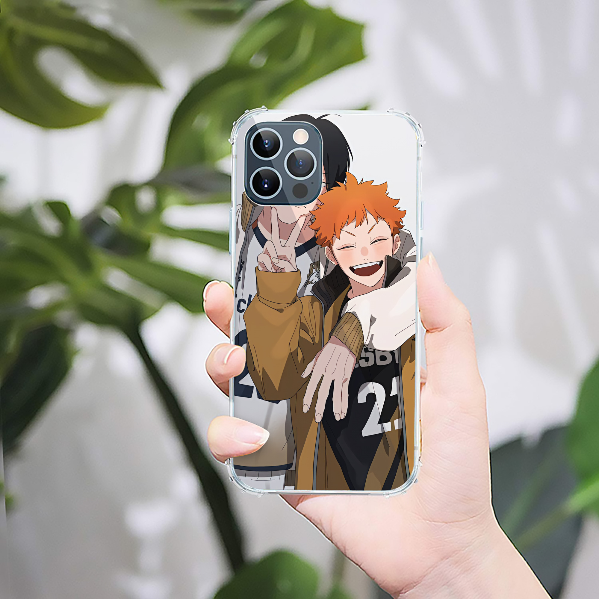 （画像用） ハイキュー!! Haikyu!! 【iPhone 12シリーズ対応】透明スマホケース（クリアソフトケース）